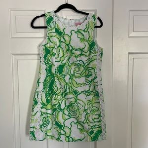 Lilly Pulitzer Green Mila Shift Dress Size 8